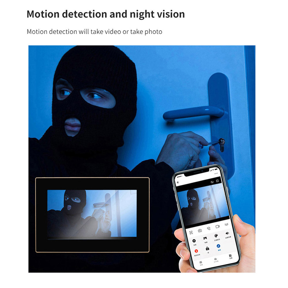 CRONY 10-inch HD IP Video doorphone touch indoor monitor wifi video door phone intercom system