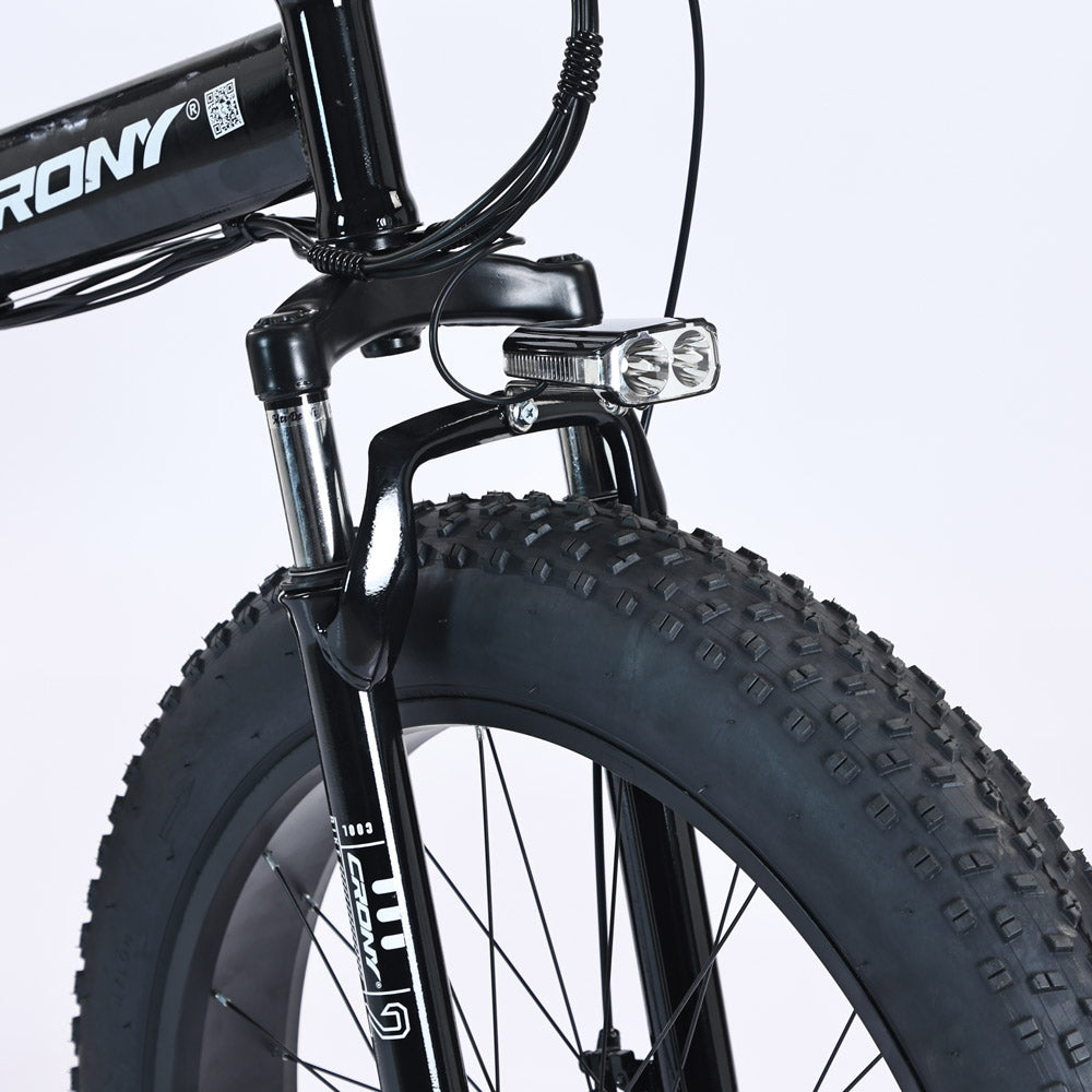 CRONY FB-EM017 Electric Bike Fat Tire Wheel Electronic Bicycle Powerful Snow Ebike