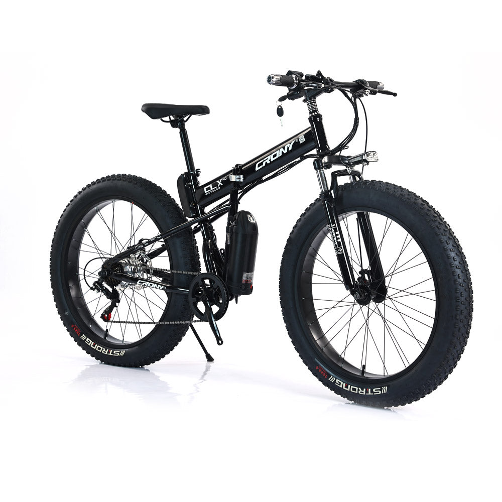 CRONY FB-EM017 Best Electric Bike Fat Tire Wheel Electronic Bicycle 36V  12Ah Lithium Battery Powerful Snow Ebike