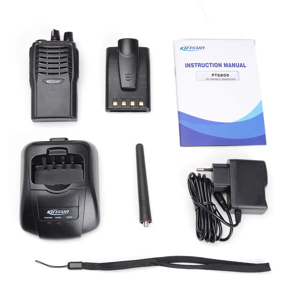 CRONY PT5200 UHF walkie-talkie Two Way Radio Digital Intercom Two Way Radio Walkie Talkie Talk Range 5-8km
