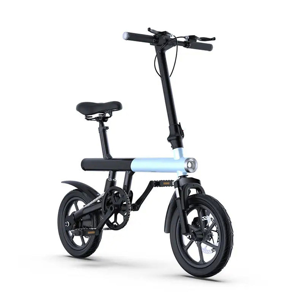 CRONY C4 Folding Electric Bicycle 350W Motor Front/Rear Disc Brakes LCD Display
