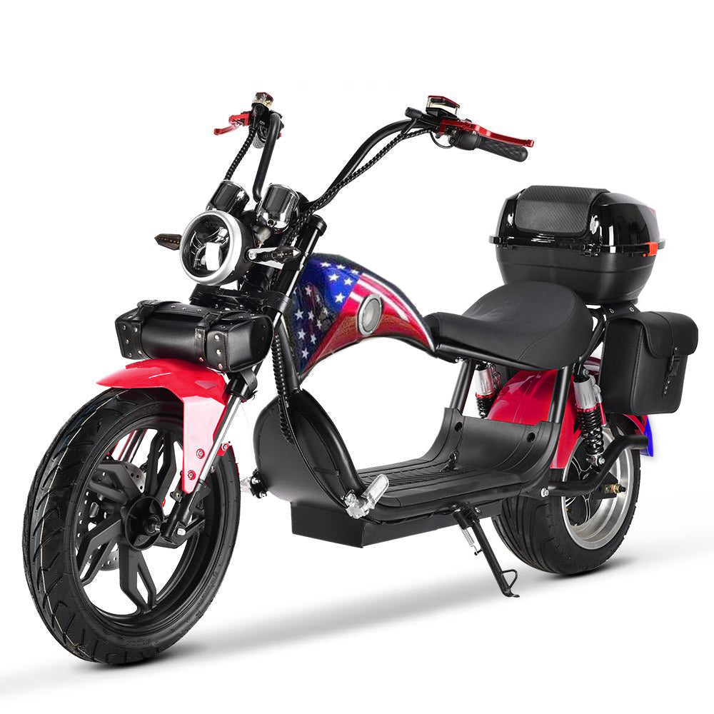 CRONY X1 60V20A Electric Scooter 4000W Motor 60V/20AH Battery 40-45KM Range Front/Rear Suspension Disc Brakes