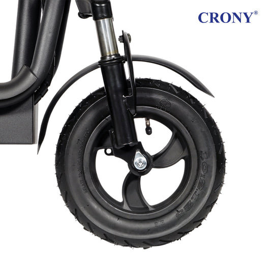 CRONY JL005-02 Small Harley Electric Scooter Disc Brakes Front Suspension E-bike