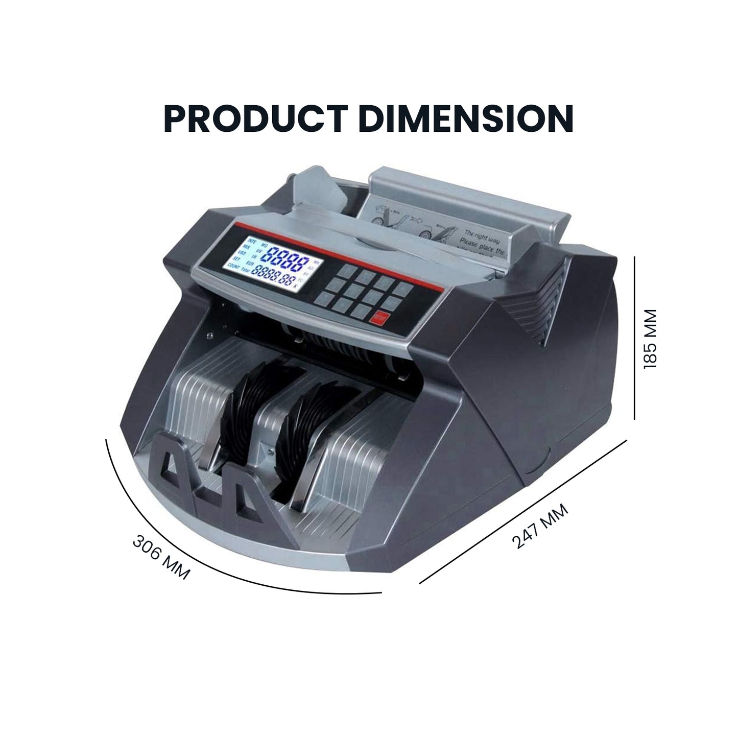 CRONY Banknote Verifiers JN-2040V Money Counter machine Banknote Verifiers