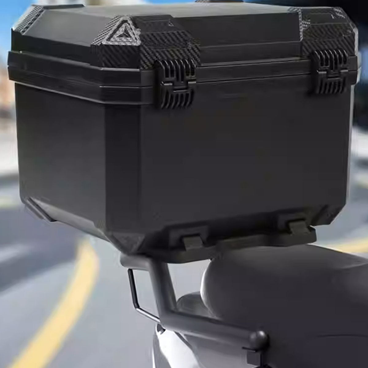 CRONY Floral hard-shell takeout boxes 45L Waterproof Large Capacity Rear Tail Luggage Box