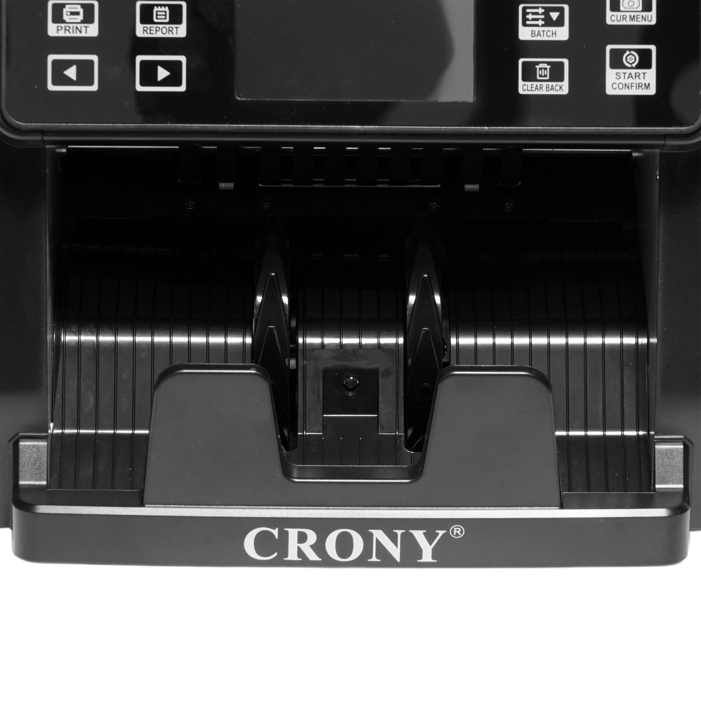 CRONY P96 Banknote Sorter with Inbuilt Printer Multi-Currency Detection LCD Display Simple Maintenance Upgrade by USB Banknote Verifiers
