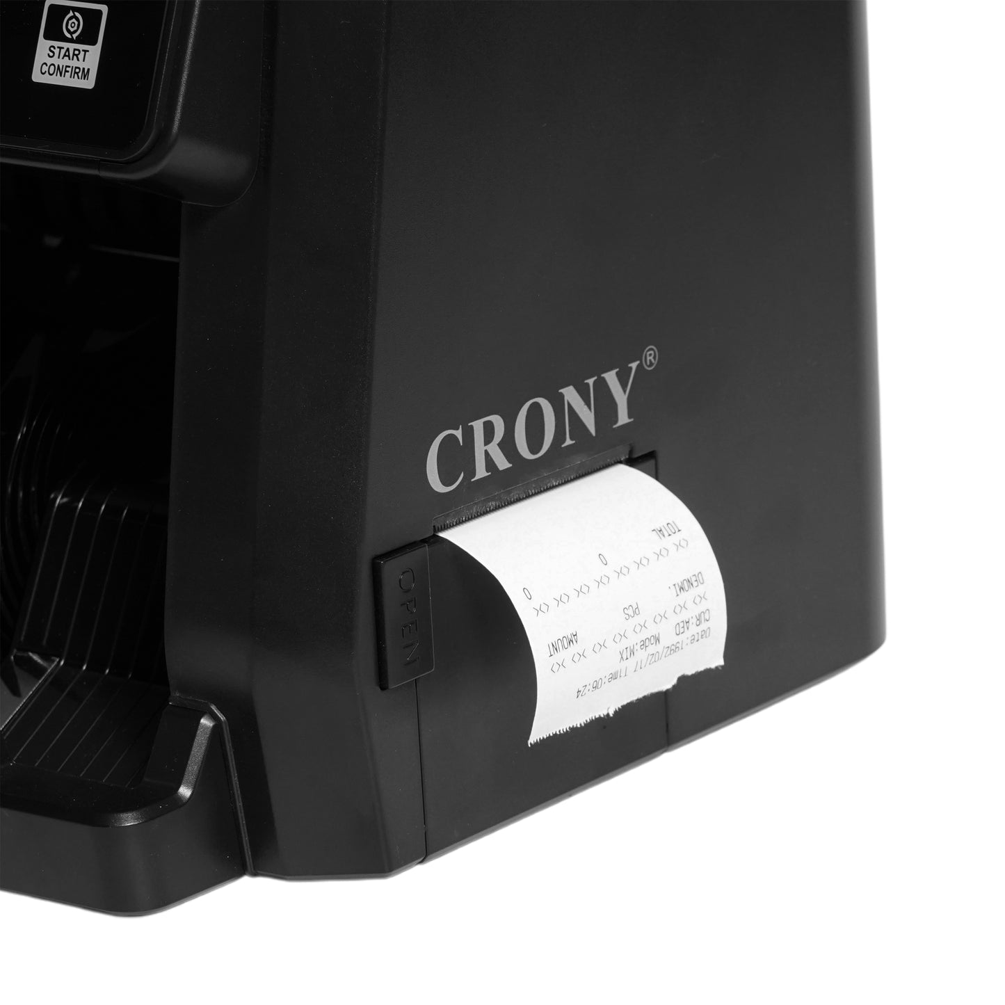 CRONY P96 Banknote Sorter with Inbuilt Printer Multi-Currency Detection LCD Display Simple Maintenance Upgrade by USB Banknote Verifiers