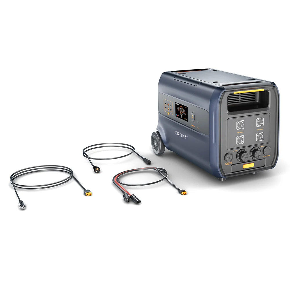 CRONY PEP-F2400 3000W Max Portable Power Station With Trolley