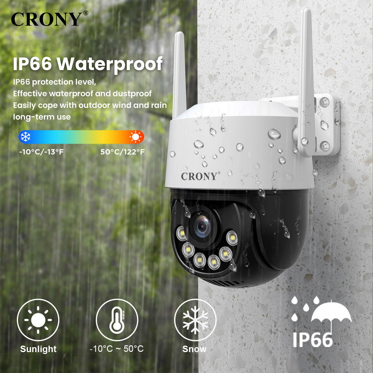 CRONY SH072 Srihome APP 8MP Wireless Camera 8MP 5G WiFi Camera With Night Vision Human Detection Two Way Audio