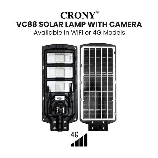 CRONY VC88 4MP 1080P Solar Camera 4G/Wi-Fi Connectivity PTZ Function IR Night Vision Humanoid Tracking