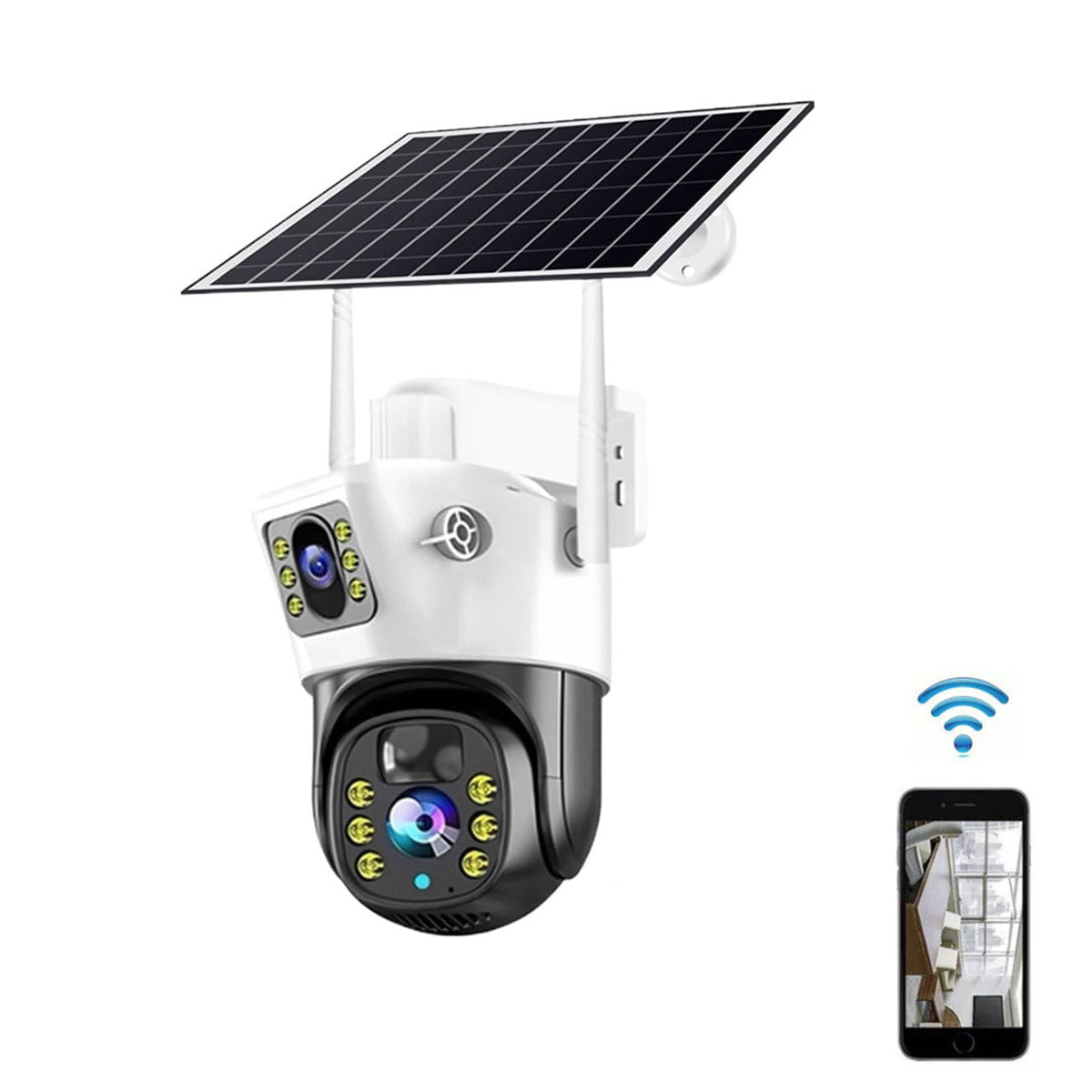 CRONY VCS09 4G WIFI solar camera Outdoor Security Cameras 4MP/8MP HD Wireless Outdoor Camera PTZ Solar IP Camera Built-in Battery Video Surveillance Cameras