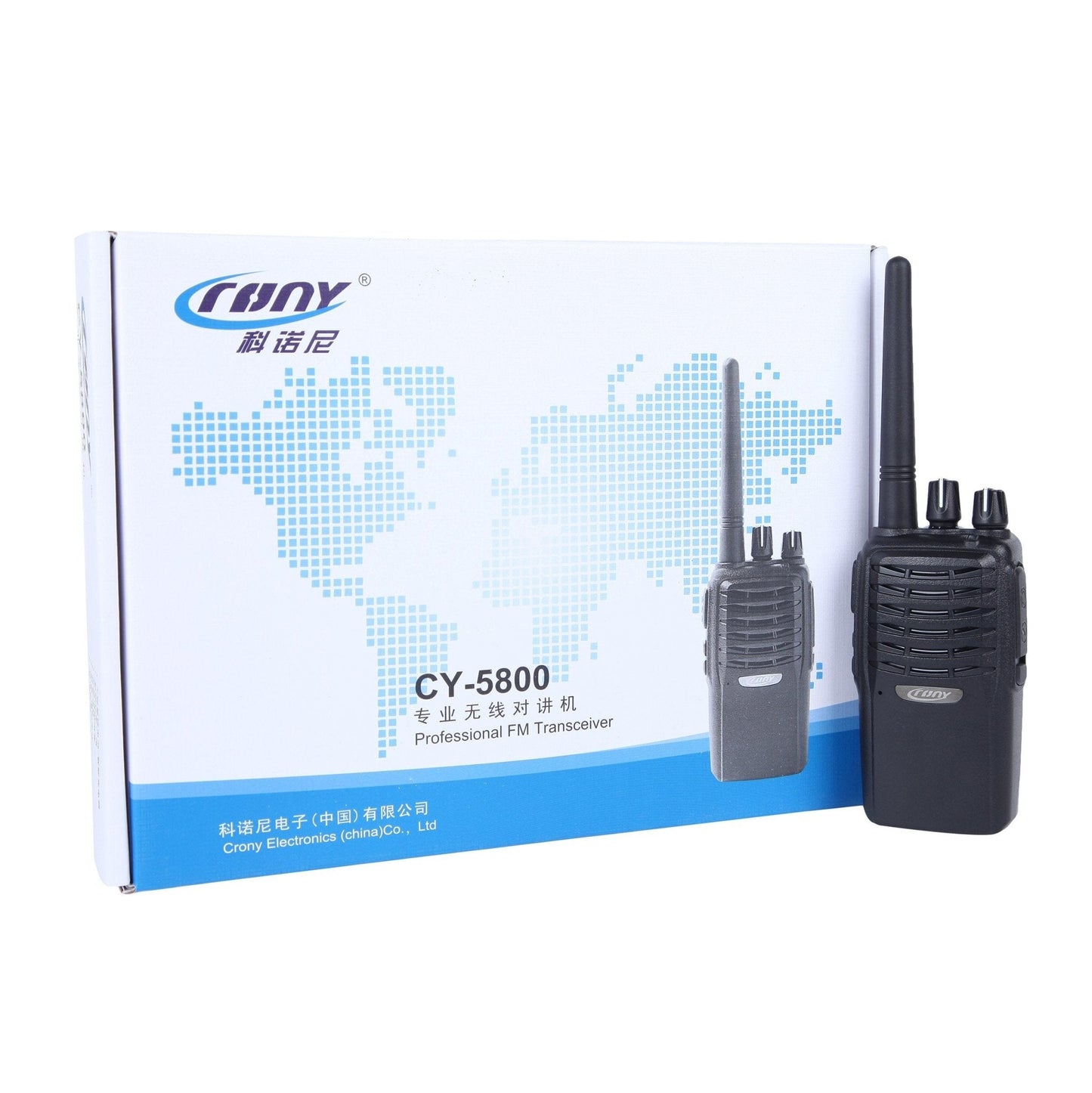 جهاز اتصال لاسلكي CRONY 7W CY5800 للمشي للتخييم في الهواء الطلق والصحراء 6-10 كم CY-5800