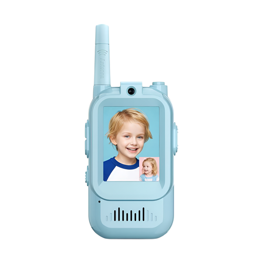 CRONY KS01 Children video walkie-talkie Toy Walkie Talkie with Video Camera Screen Wireless 2.4G WiFi Rechargeable Portable