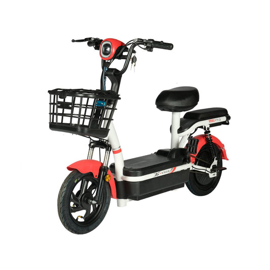 CRONY NEW T6 Electric Scooter Dual Seater Drum Brakes Front/Rear Suspension Lead-Acid Battery