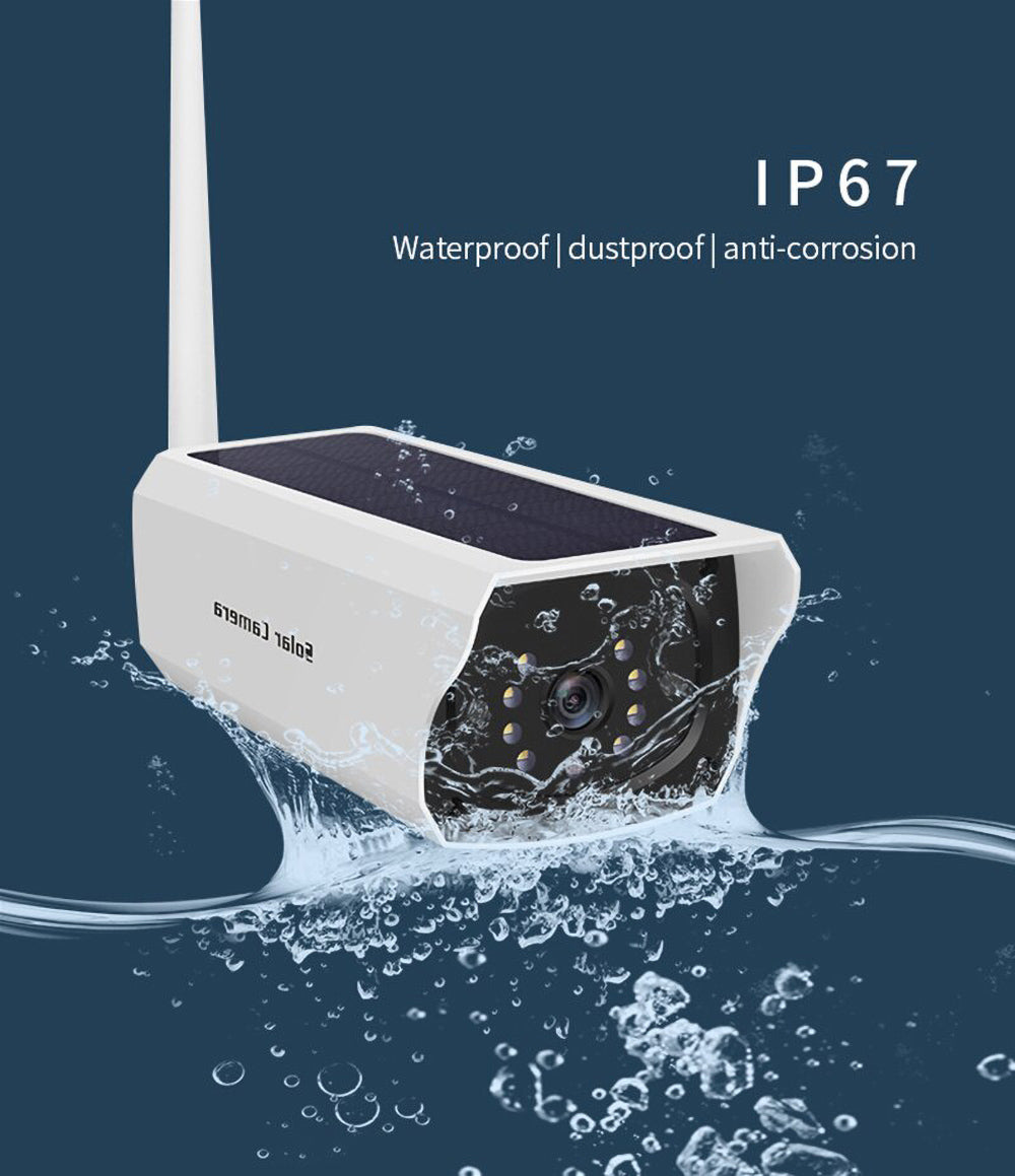 YN60-solar 5X WIFI camera 1080P HD Security Surveillance Audio