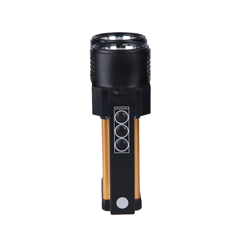 AT-298 solar power system Torcia Lampada A Led Ricaricabile Emergenza 10w 200 Metri Usb Luce Gialla Bianca - Edragonmall.com