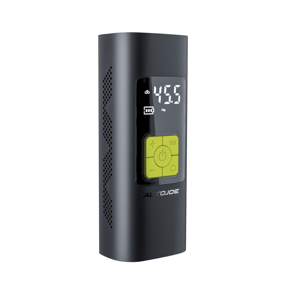 ATJ-AC100 Portable Electric Air Inflator Auto Ultra Compact Cordless Digital Air Pump Inflator/Power Bank | W/ 12-Volt DC Adaptor - Edragonmall.com