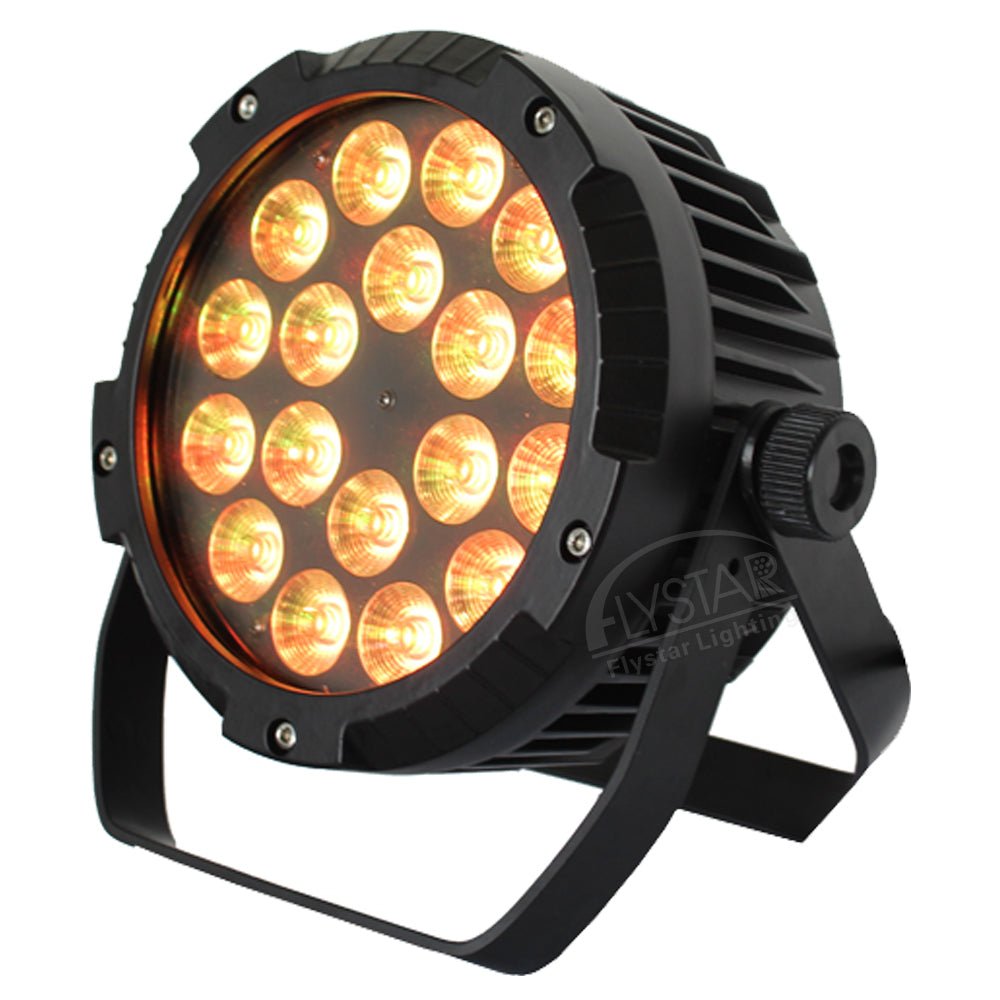 CRONY 10W*18EACH RGBW Normal Waterproof PAR light professional ceiling stage lights dj rgbw 4 in 1 outdoor waterproof led par light for club bar - Edragonmall.com