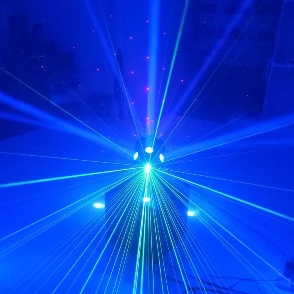 Crony 12pcs X 10W LED Super Beam Mini Moving Head light Double Ball Football Light RGBW Color For KTV bar, art bar,Di bar, stage - Edragonmall.com