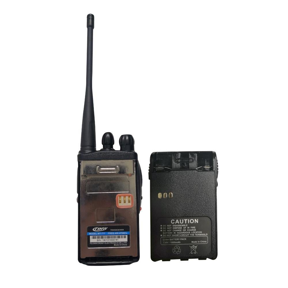 Crony 7W MT-777 UHF Long Range Walkie Talkie Rechargeable Protable Radio Wireless Radio 5-15km - Edragonmall.com