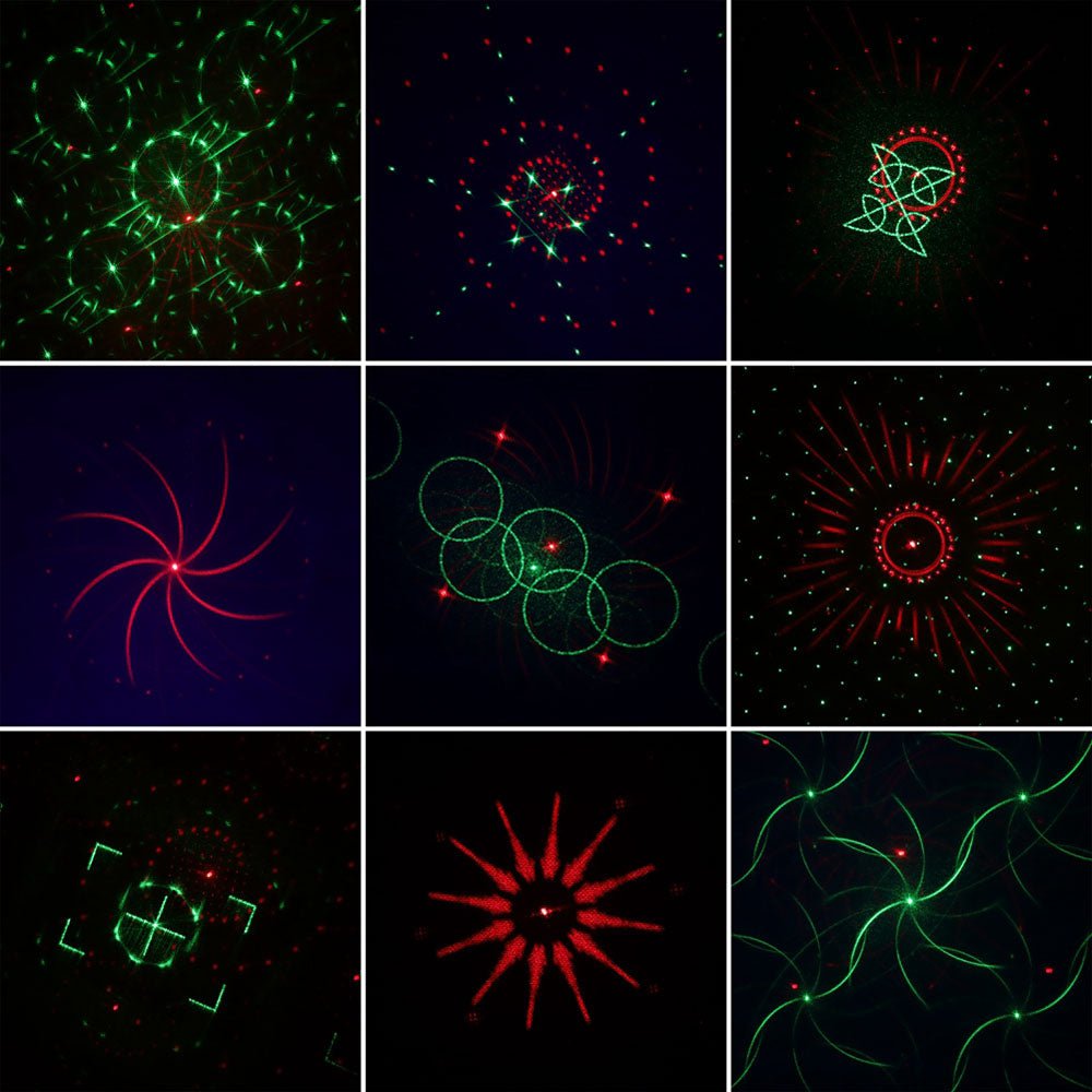 CRONY 8 holes red/green laser with RGB +UV LED light LED Stage Effect Lighting with Remote Controller