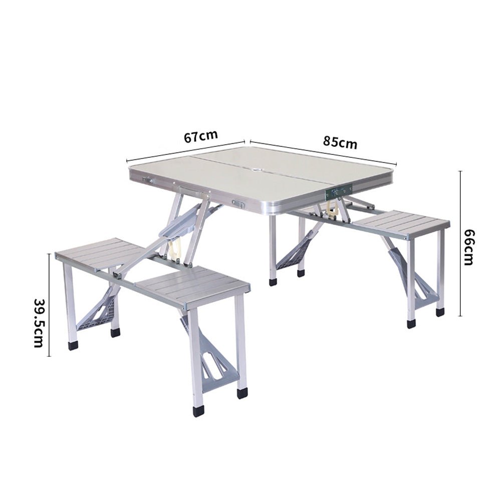 Aluminum picnic sale table folding