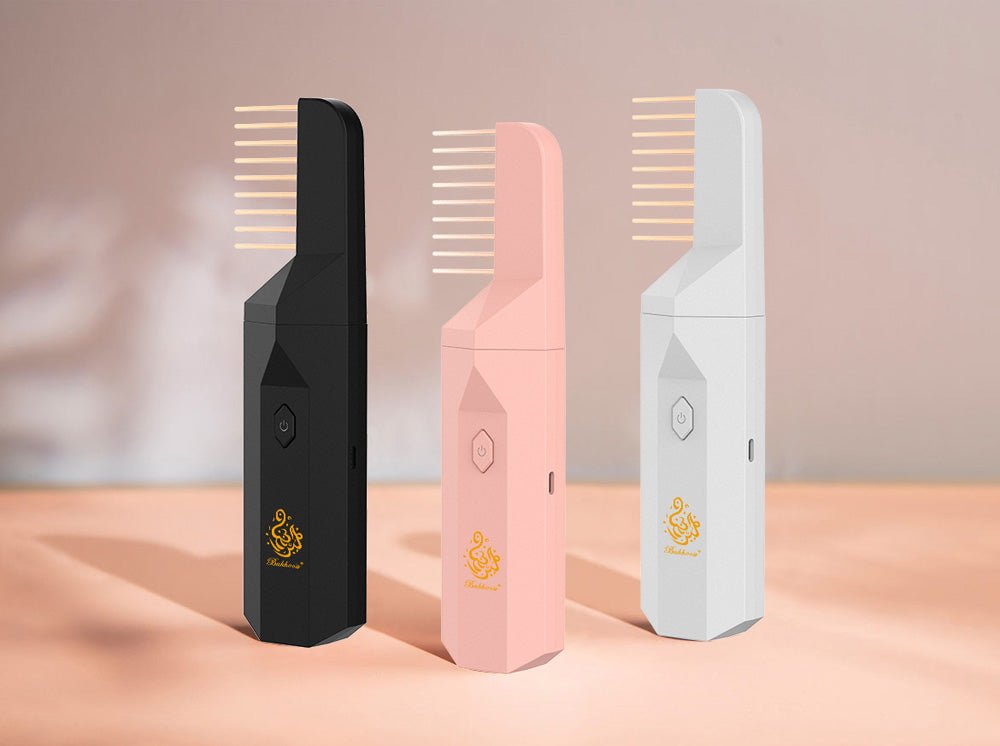 CRONY B26 Comb Bukhoor USB Portable Women Hair Bakhoor Incense Burner Dukhoon Electric Portable Incense Burner