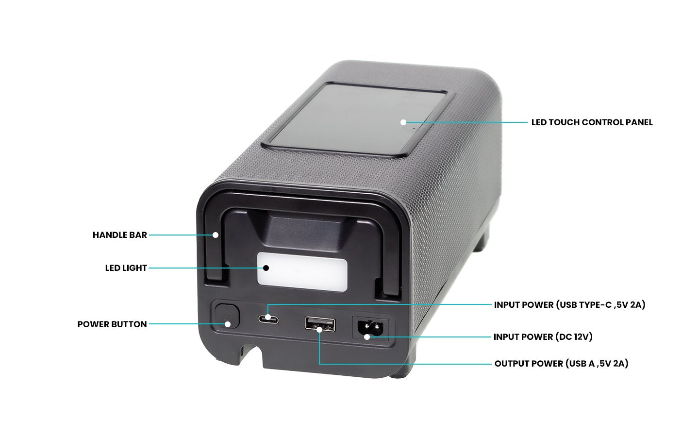 CRONY C0504028-2 Portable Powerful Cordless Electric Tire Inflator - Edragonmall.com