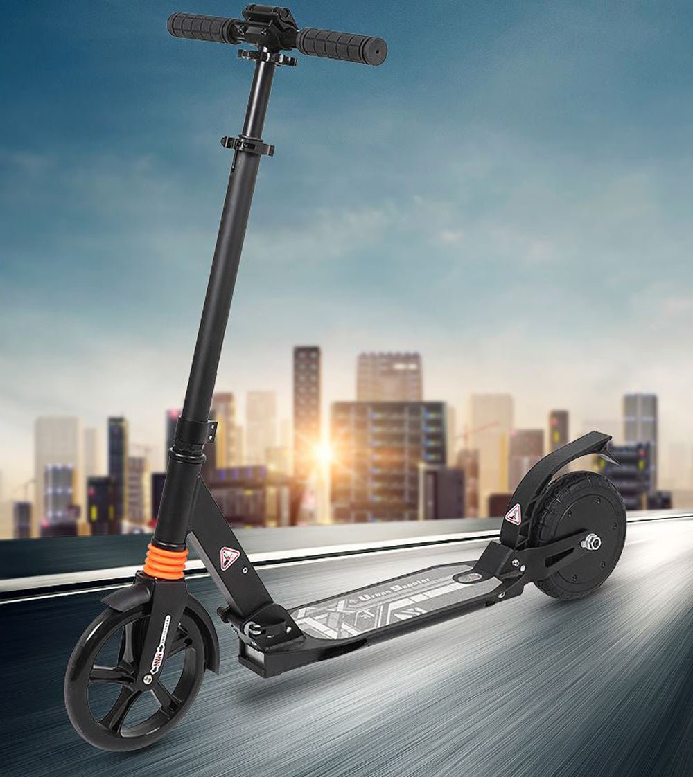 CRONY C2 250W 4AH Children Aluminium Folding Scooter Max Speed 15KM/H Distance 6-10KM Easy Foldable Shock Absorption Front & Rear - Edragonmall.com