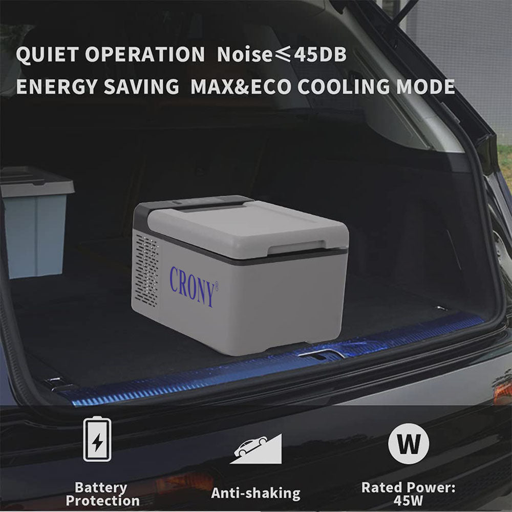 CRONY Car Refrigerator 9L-C9 compressor beauty mini fridge cosmetics skincare mobile cooler box - Edragonmall.com