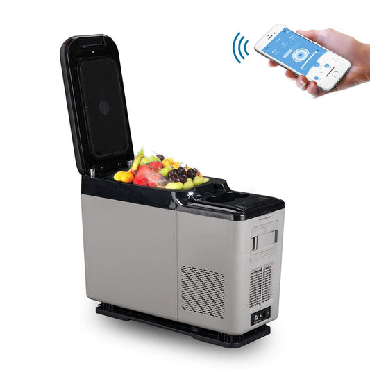 CRONY CF15 15L Vehicle Refrigerator with APP DC 12V for centre armrest in car truck refrigerator with battery - Edragonmall.com