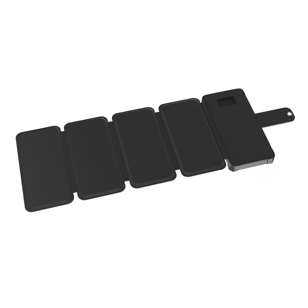 CRONY ES-B03 Fold the solar mobile power supply 18W Solar Charger with Digital Ammeter Waterproof Foldable USB Ports Solar Battery Charger - Edragonmall.com