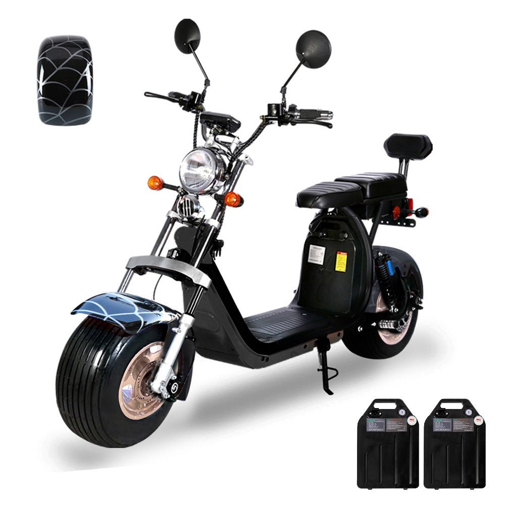 CRONY G-029 3000W Electric Motorcycle Motorbike High Speed Harley tyre Double Seat with double battery - Edragonmall.com