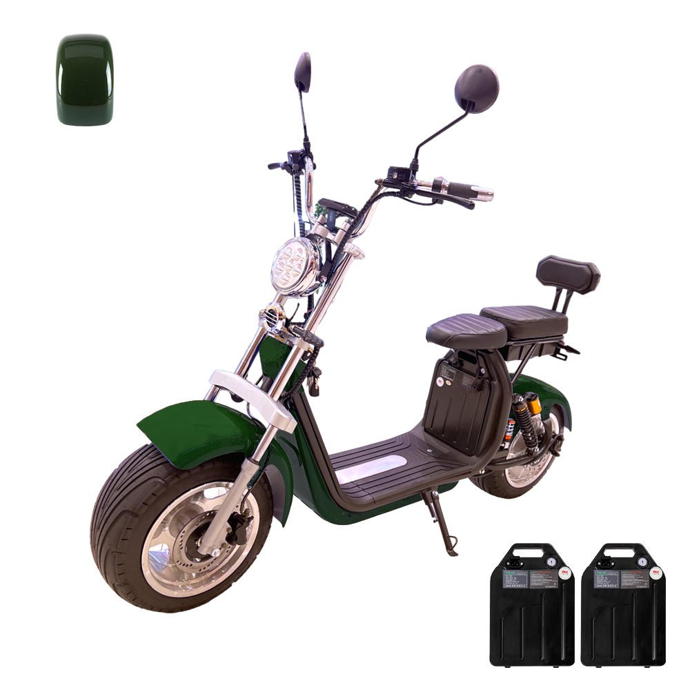 CRONY G-029 3000W Electric Motorcycle Motorbike High Speed Harley tyre Double Seat with double battery - Edragonmall.com