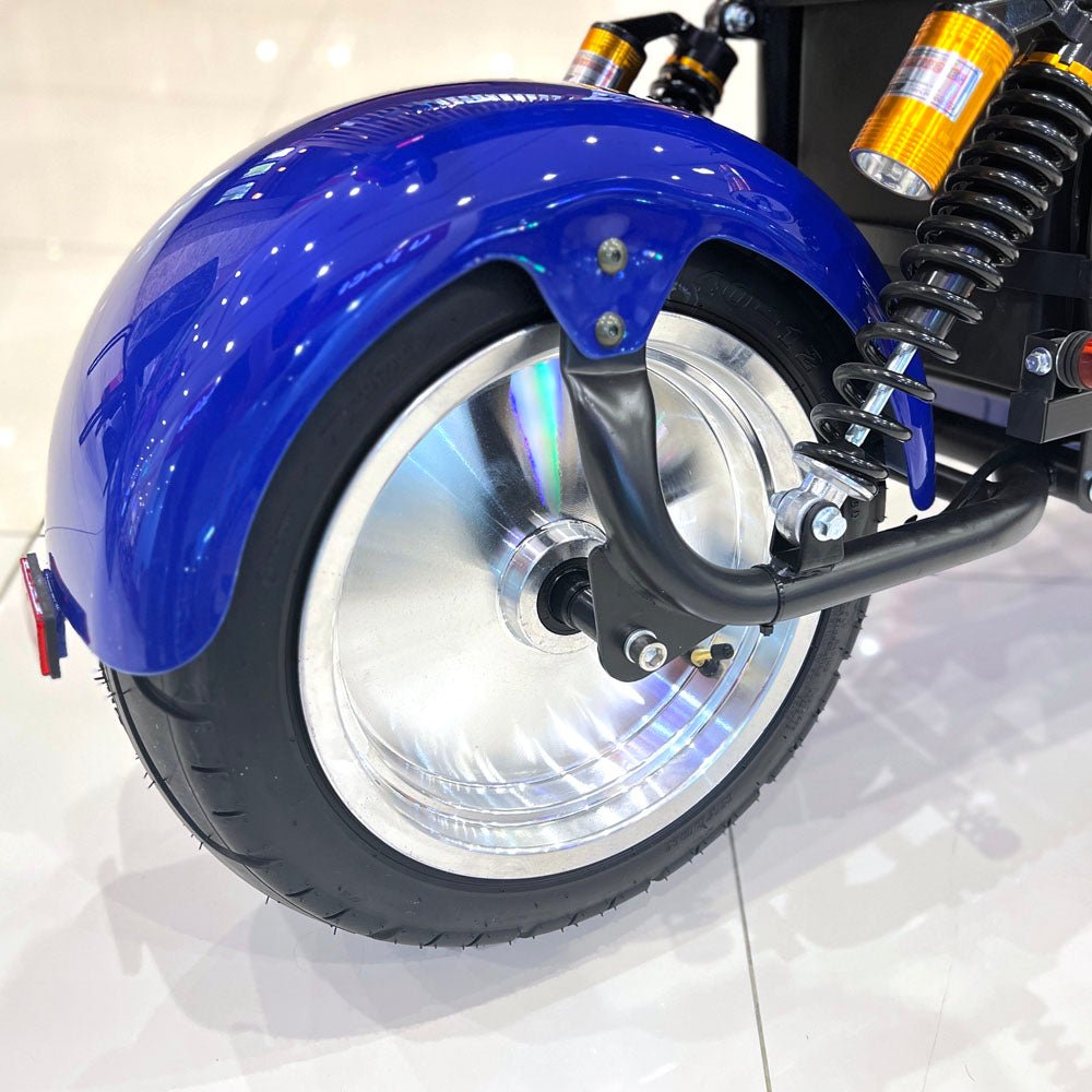 CRONY G-029 3000W Electric Motorcycle Motorbike High Speed Harley tyre Double Seat with double battery - Edragonmall.com