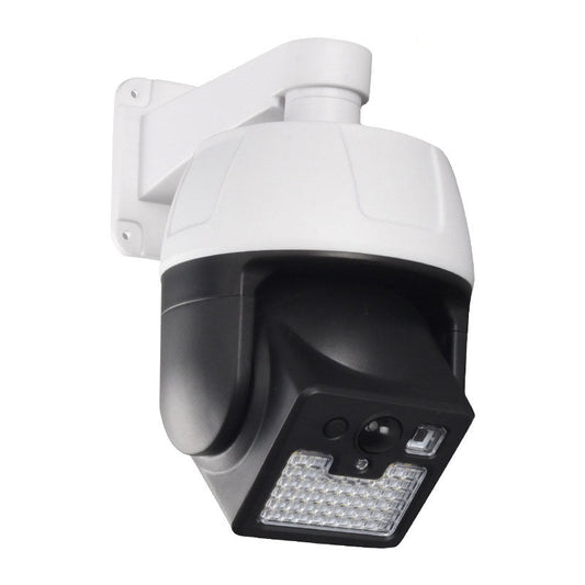 CRONY HW-5118-1 LED solar rechargeable wall lamps Solar human body induction simulation camera monitoring light fake camera light - Edragonmall.com