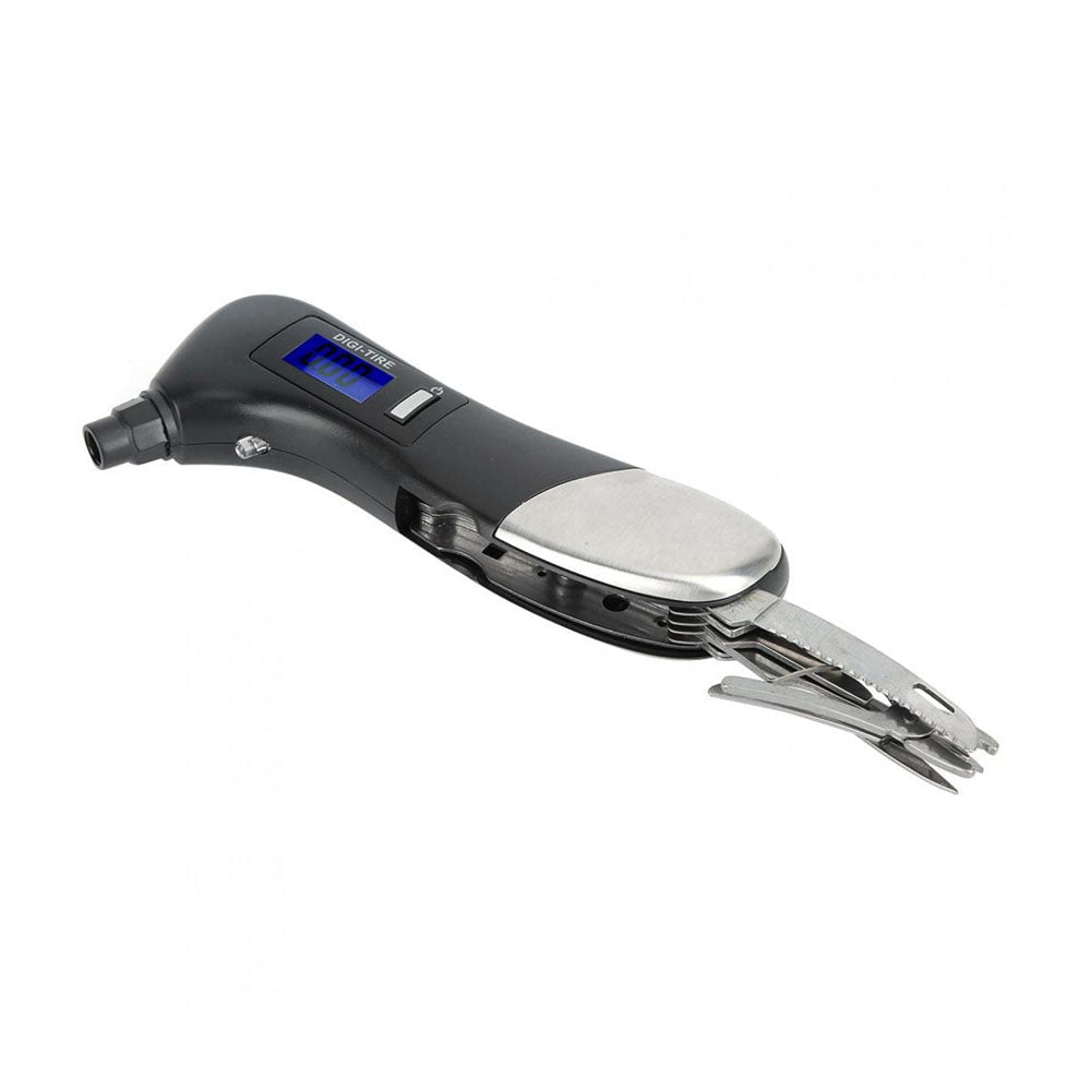 CRONY JZ-405C Tire Pressure Measuring Mini LED Flashlight Torch Multifunction Emergency lamp