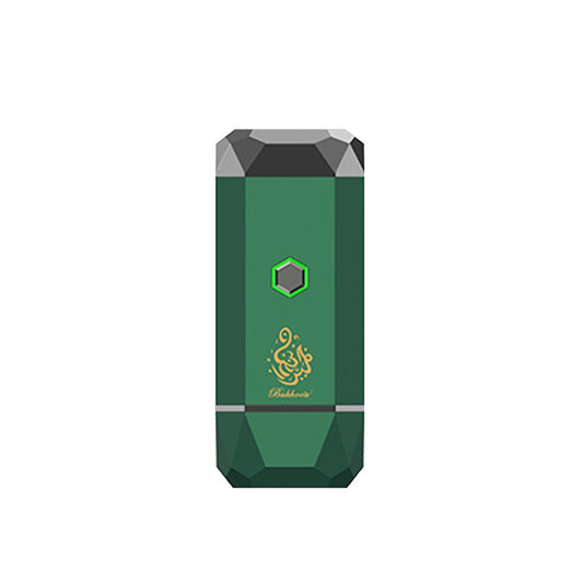 CRONY Large B15 Portable Bukhoor Style Usb Type-C Power incense burner Bakhoor Portable Rechargeable Electric Incense Burner | green - Edragonmall.com