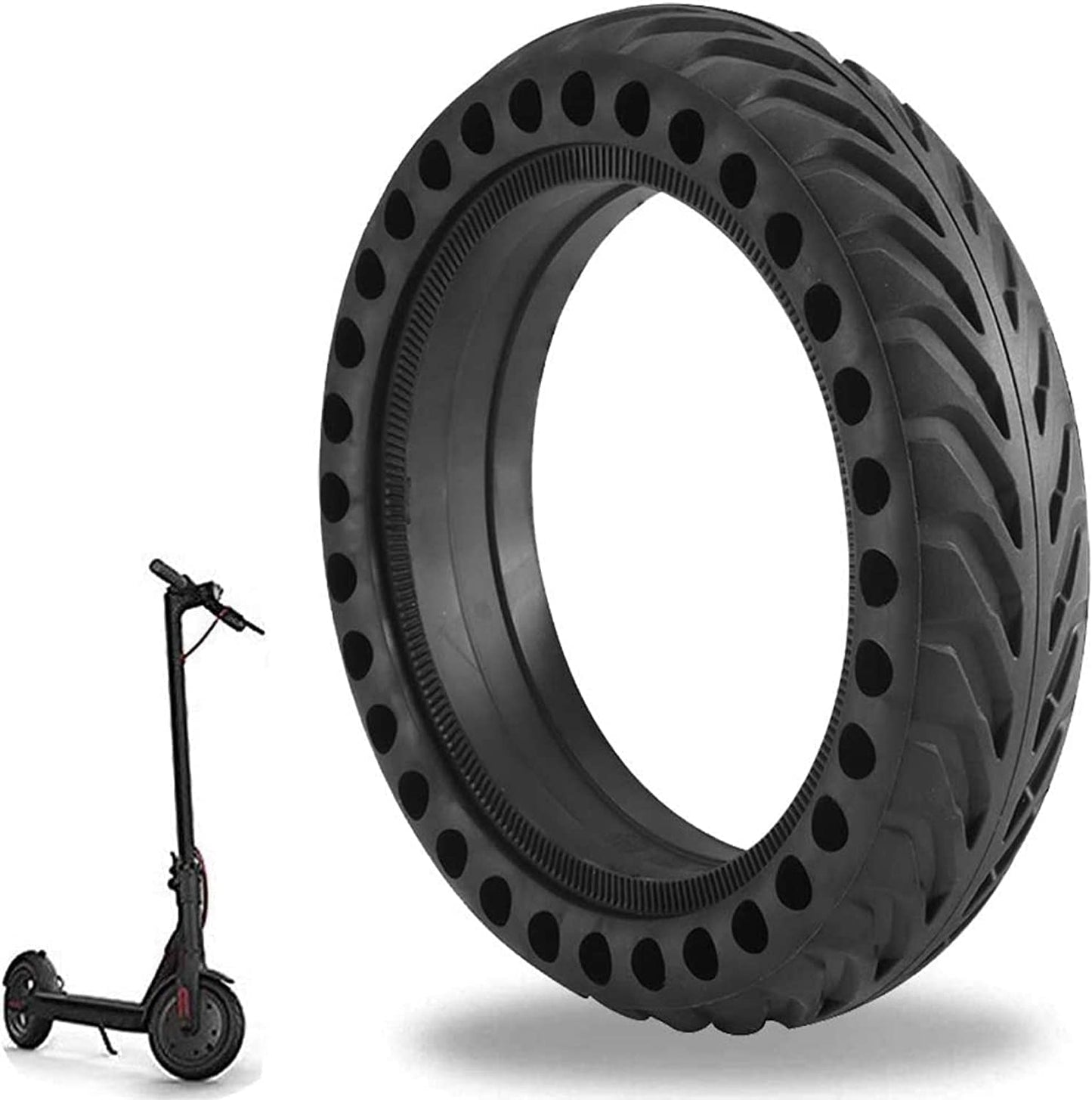 CRONY M365 honeycomb tires Scooter Tires 8.5In Tire Front Rear Tire Honeycomb glow-in-the-dark tires - Edragonmall.com