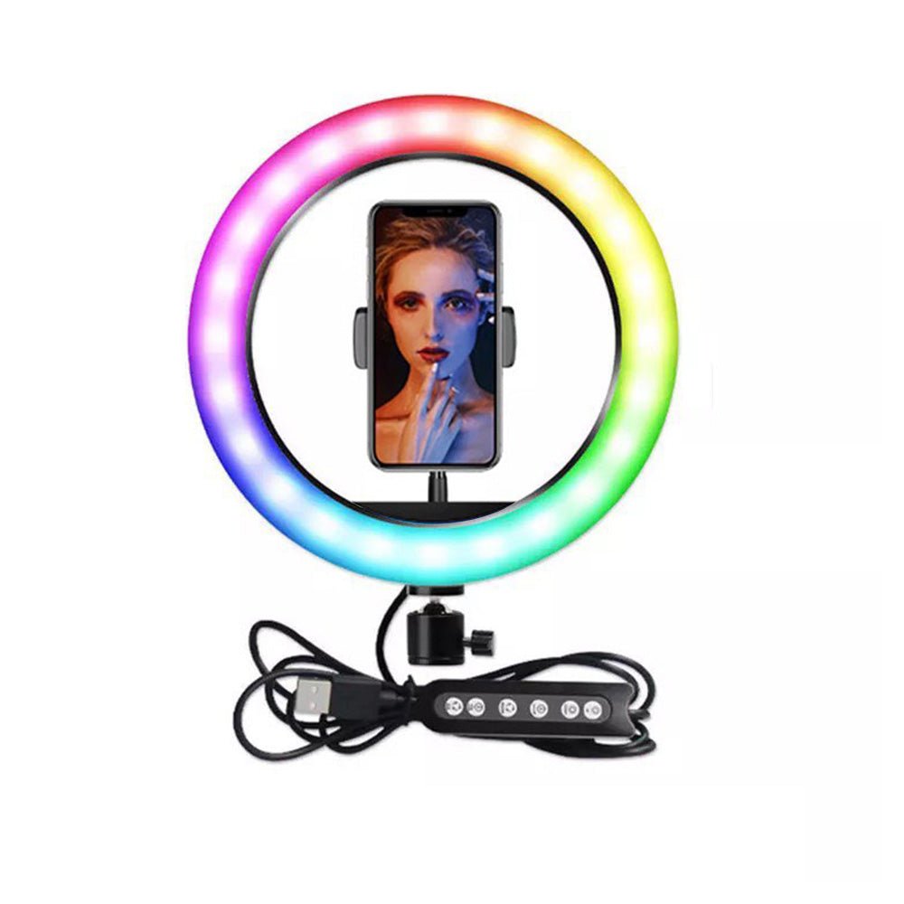 Crony Mj26(10inch) Wire-controlled Mobile Phone Rgb Led Live Fill Ligh 