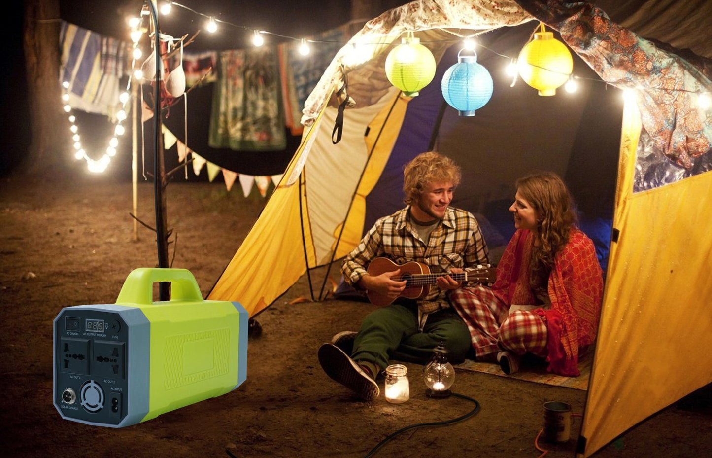 Crony K300 Portable Power Station 100W With Jump Starter Battery For Camping
