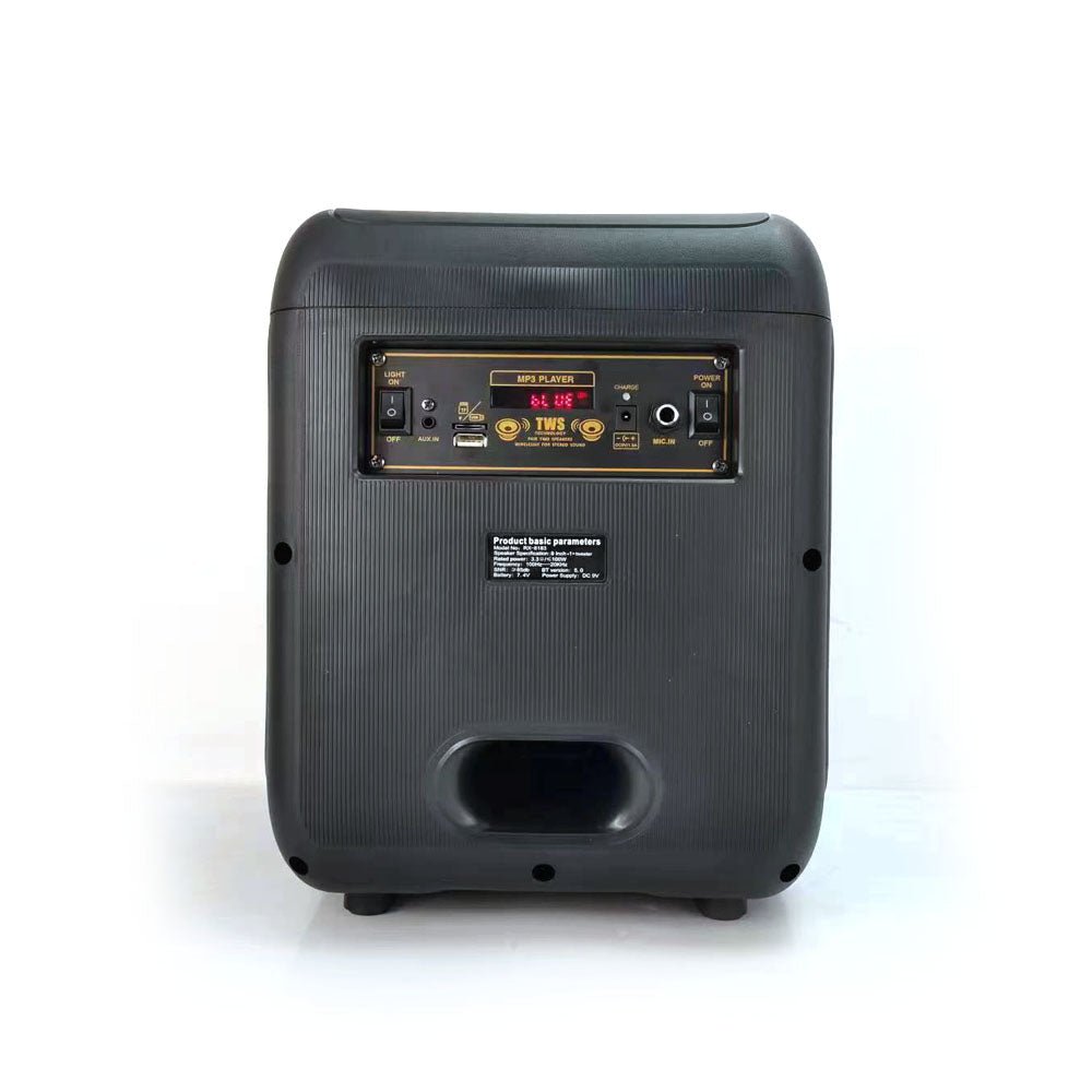 CRONY RX-8183C Speaker BT Speaker 8 Inch Small Subwoofer Speaker With Adapter - Edragonmall.com