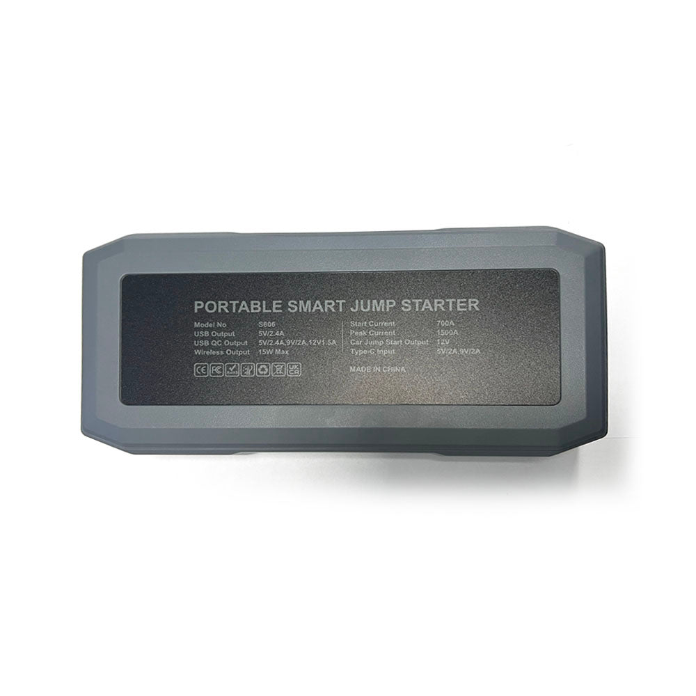 CRONY S606 Super Jumper Starter 12V Auto Car Battery Portable Jump Starter Power Station with wireless charging function - Edragonmall.com