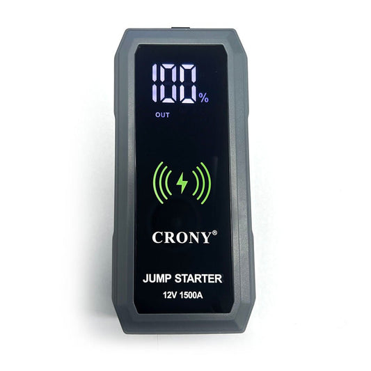 CRONY S606 Super Jumper Starter 12V Auto Car Battery Portable Jump Starter Power Station with wireless charging function - Edragonmall.com