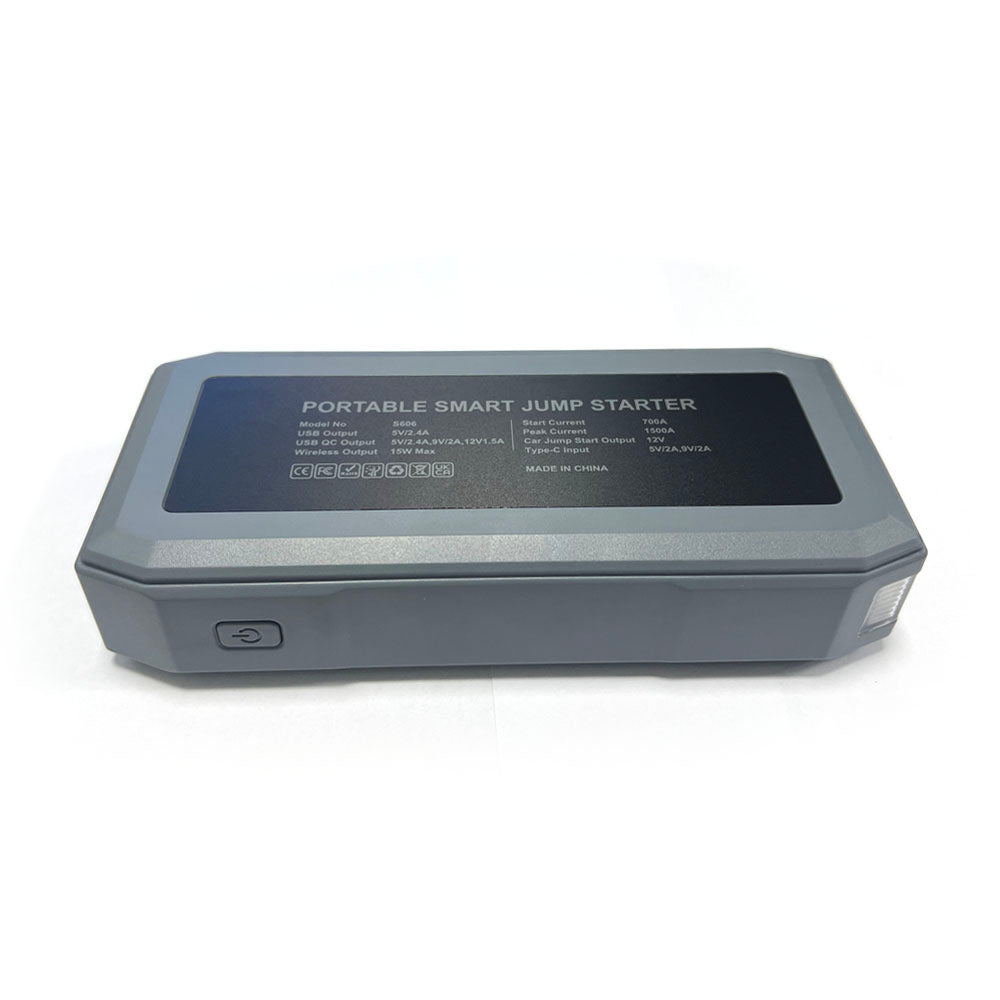 CRONY S606 Super Jumper Starter 12V Auto Car Battery Portable Jump Starter Power Station with wireless charging function - Edragonmall.com