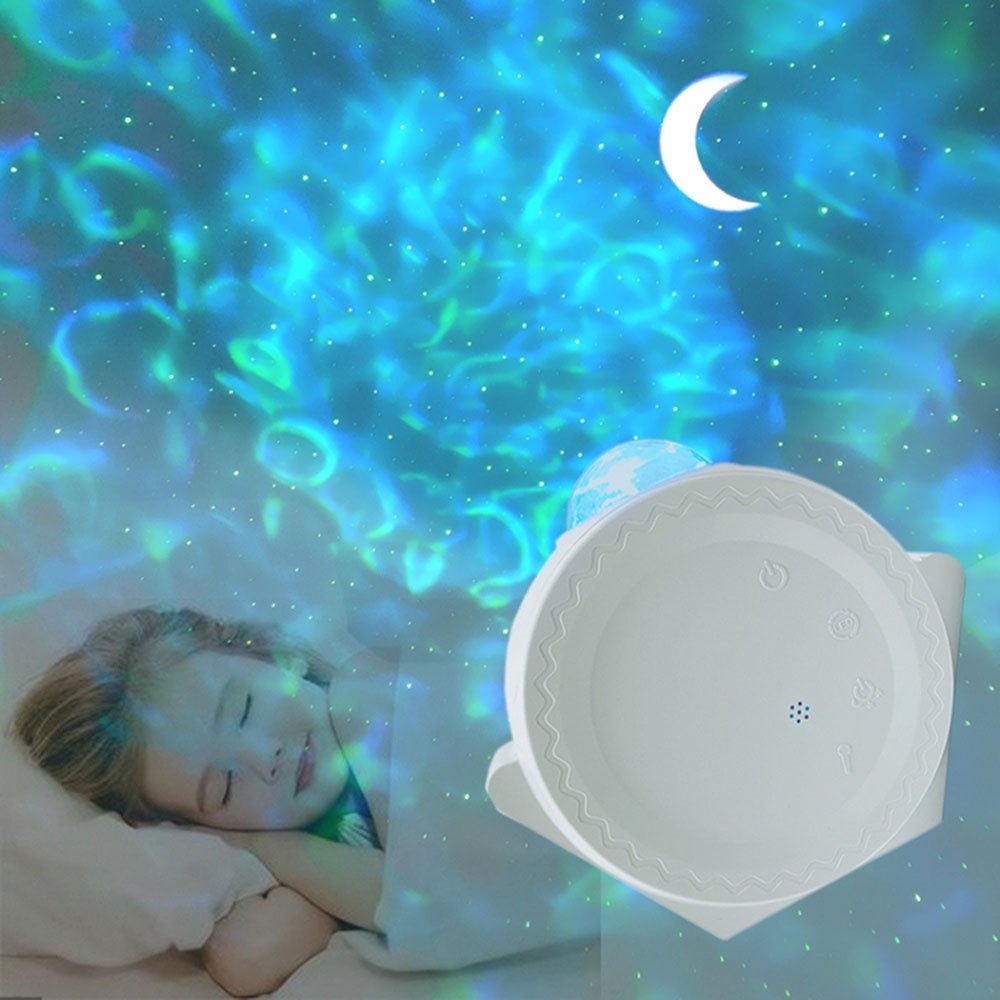 CRONY SC511-01 Touch mode 3-in-1 starry light 3 in 1 water pattern starry sky projector lamp graffiti smart atmosphere night light - Edragonmall.com