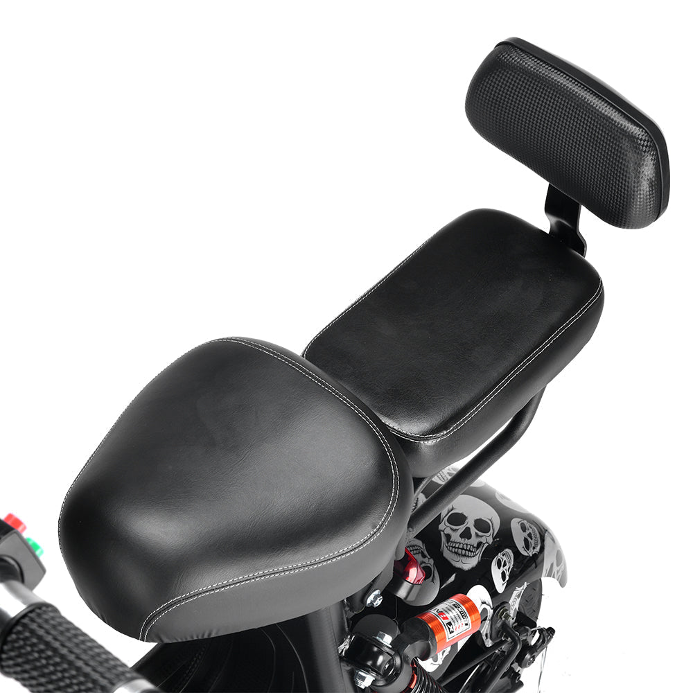 CRONY Small Harley two seat big tires with BT 1000w 60KM/H high power two wheels adult electric scooter motorcycle | Camouflage Blue - Edragonmall.com
