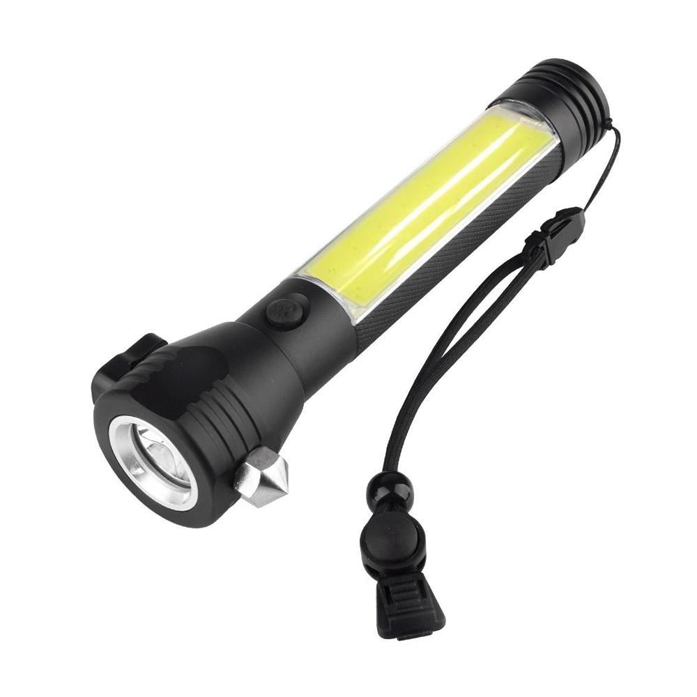 Ready Hour 9-in-1 Multi-Function LED Solar Rechargeable Flashlight