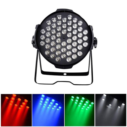 CRONY TP001/2 3W*54EACH RGB Led Par Light With DMX Cable for Use in DJ Disco Party, Stage Lighting - Edragonmall.com