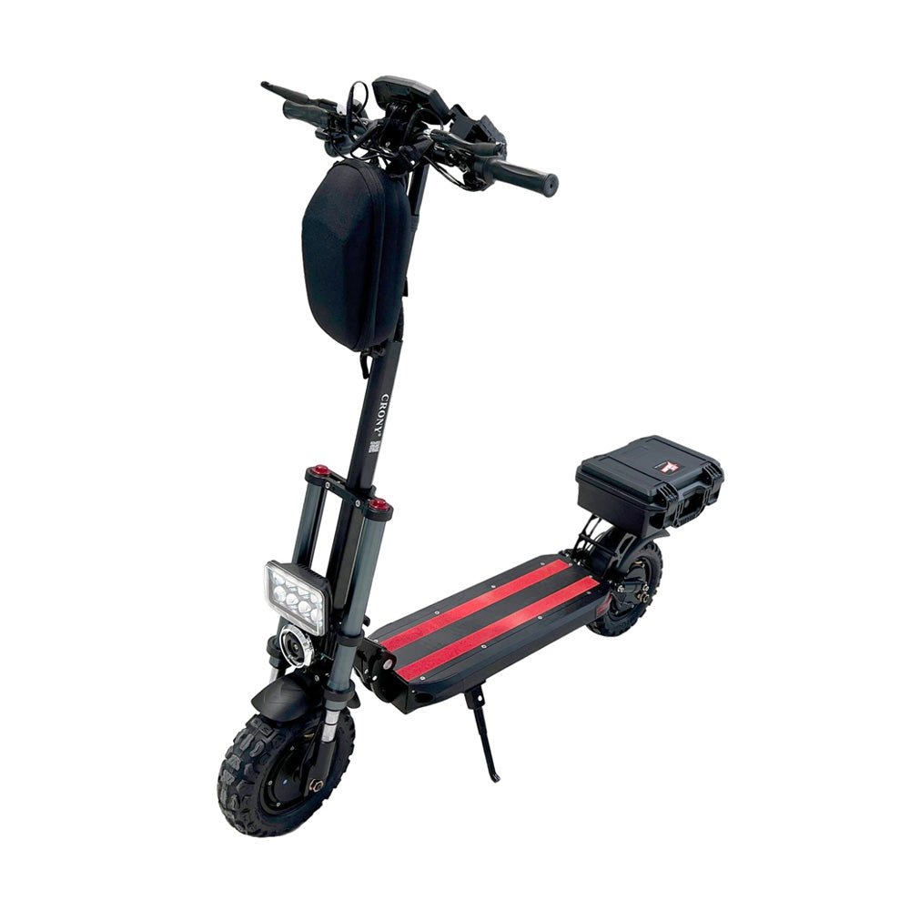 CRONY V18 Dual drive 2400W 48V 18A+BT E-Scooter Max Speed 60km/h With bluetooth audio with speakers Electric scooter - Edragonmall.com